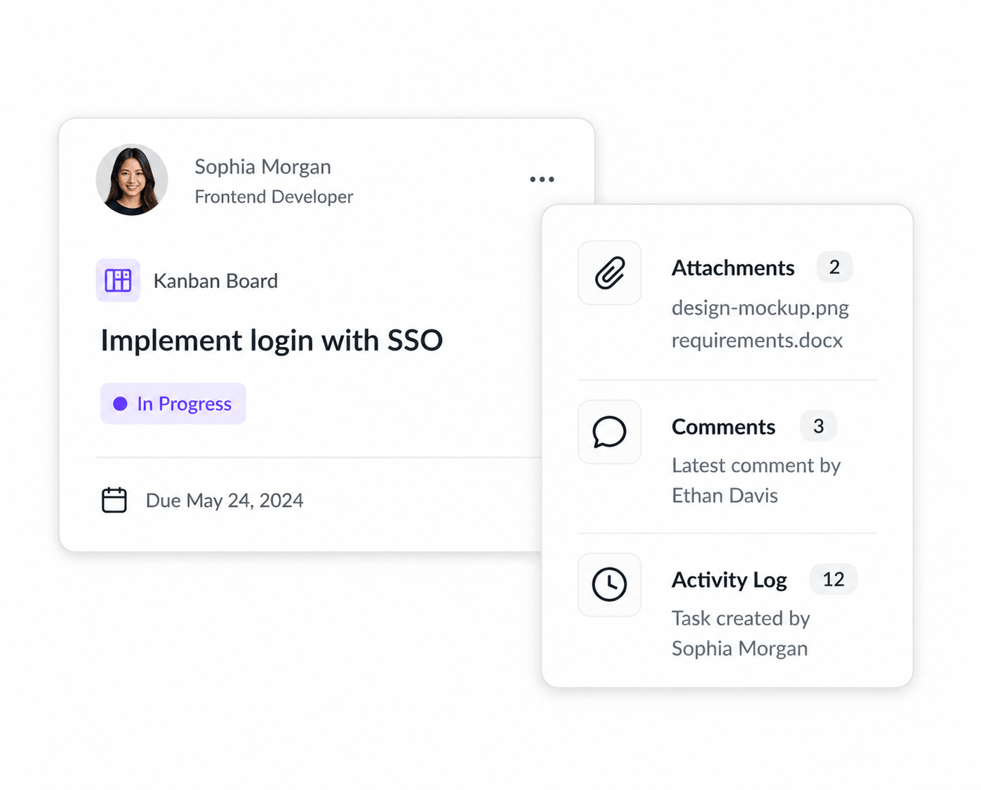 KolApp Kanban workflow automation rule for project tasks